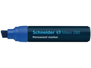 Marker Schneider Maxx 280 permanent beitelpunt blauw - 3