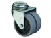 roulettes doubles pivotantes ESD,force 80kg,bandage caoutchouc