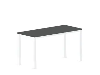 In hoogte verstelbaar bureau,HxBxD 720-840x1400x600mm,MS-donkergrijs - 2