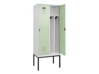 locker voor scheiding van kleding,HxBxD 2120x800x500mm,2vak - 1