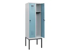 schoollocker,HxBxD 1950x600x500mm,2vak,vak B 300mm,draaigrendel