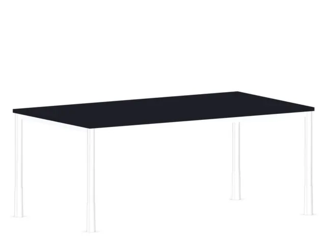 In hoogte verstelbaar bureau,HxBxD 720-840x1800x1000mm,CC-zwart