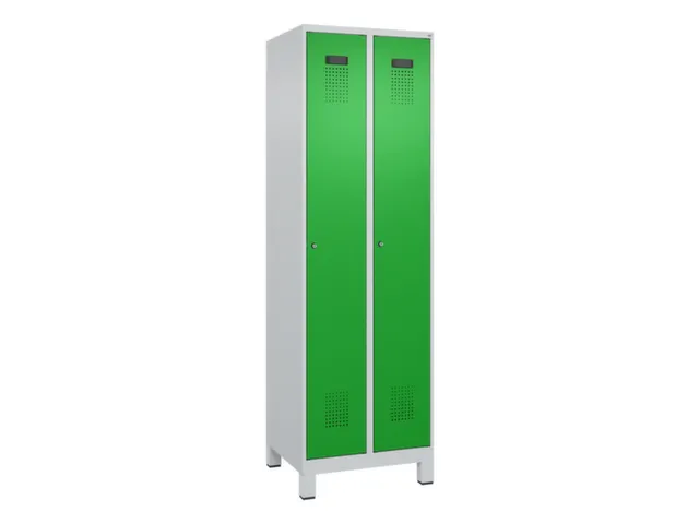 locker voor scheiding van kleding,HxBxD 1950x600x500mm,2vak