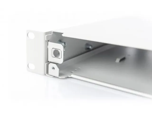 Glasvezel-lasdoos 1U snelontgrendeling M20/M25 kabelinvoer grijs