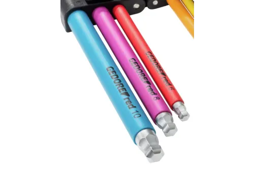 R36601009 Set inbusbouten 1,5-10mm 9stuks met kleurcodering