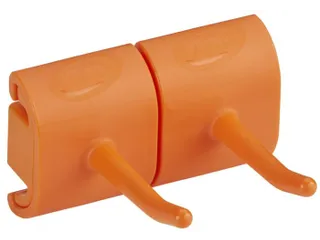 Vikan Hygiene Dubbele Haak voor Hi-Flex Wandhouder Oranje - 1