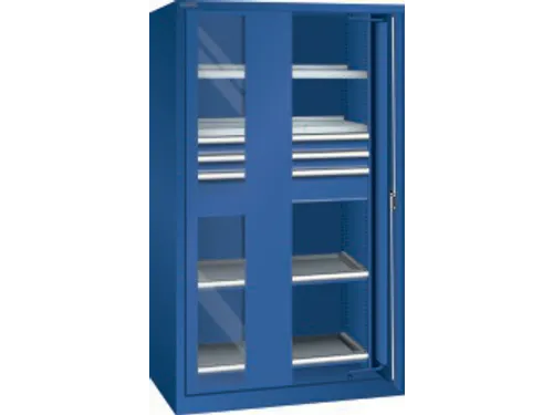 zwaarlastkast met zwenkdeuren,HxBxD 1950x1146x690mm,lak RAL5010