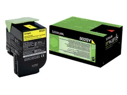 Tonercartridge Lexmark 80C2SY0 prebate geel