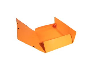 Elastomap A4 3 kleppen IDERAMA Maxi Capacity glanskarton oranje - 7