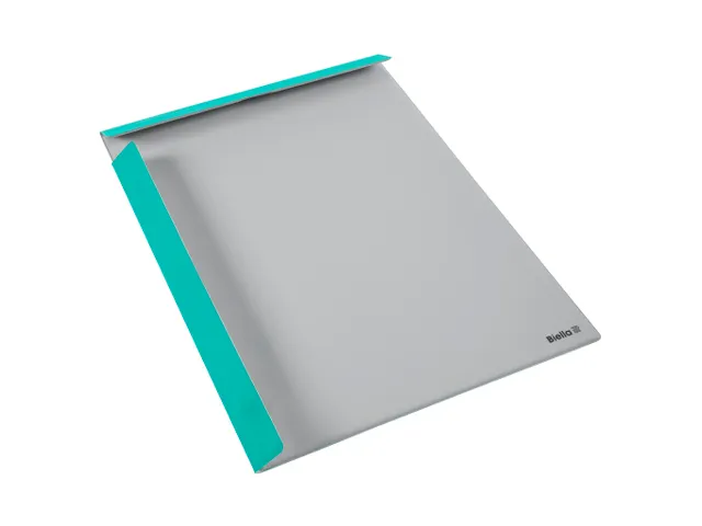 Klemplaat magnetisch PVC A4 turkois