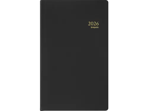 Agenda 2027 Brepols Breform Seta 1dag/1pagina zwart