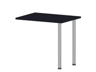 aanbouwtafel,i.h.v.,HxBxD 720-840x800x600mm,CC-zwart - 1