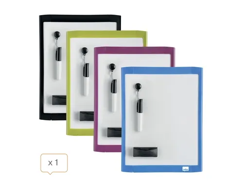 Whiteboard Nobo 21.6x28cm Magnetisch Assorti