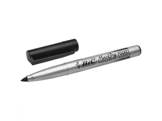 Viltstift Bic 1445 ecolutions rond fijn zwart - 2