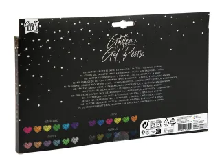 Gelpennen Craft ID glitter set à 24 kleuren - 3