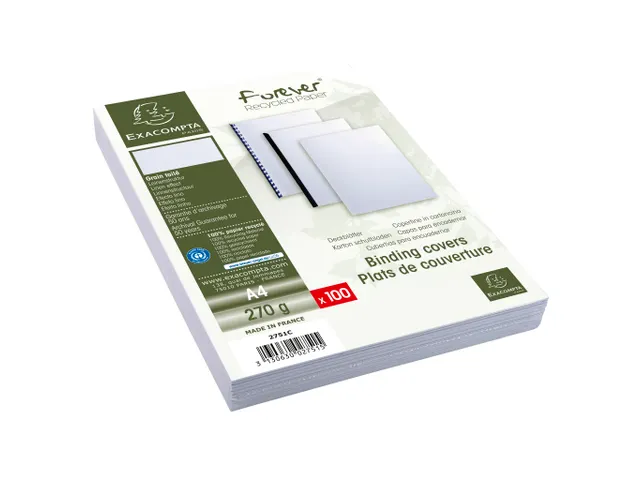 PK100 inbindkaft FOR EVER 270g A4 wit