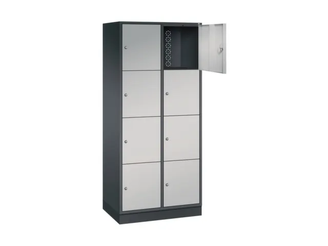 grootvolume-lockersysteem,HxBxD 1950x820x500mm,2x4vakken,cil.-slot