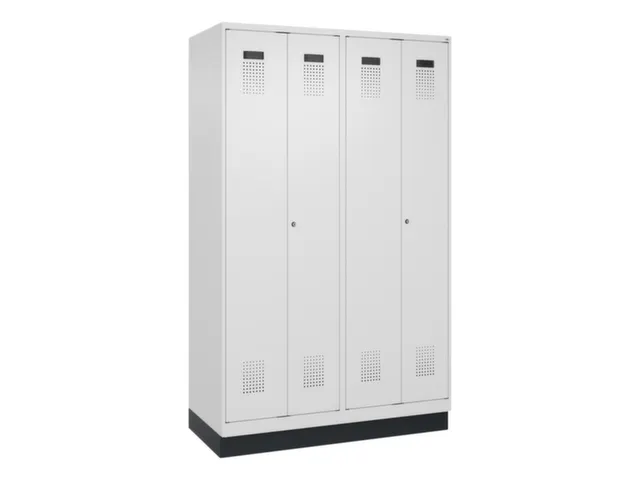 locker voor scheiding van kleding,HxBxD 1950x1200x500mm,4vak
