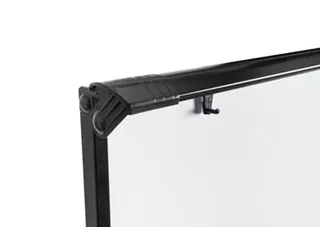 Flipchart Magnetisch Met 5 Wielen 100x70cm Zwart - 18