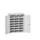 post-/sorteerkast 1000x800x350mm 3x7vakken RAL7035