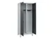locker voor scheiding van kleding,HxBxD 1950x800x500mm,2vak