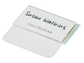 Badge Durable met insteektong 40x75mm - 2