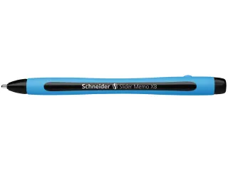 Balpen Schneider Slider Memo XB 1,4mm kogelbreedte zwart - 3