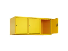 opzetkast,v. locker,3vak.,vak B 400mm,HxBxD 500x1200x500mm