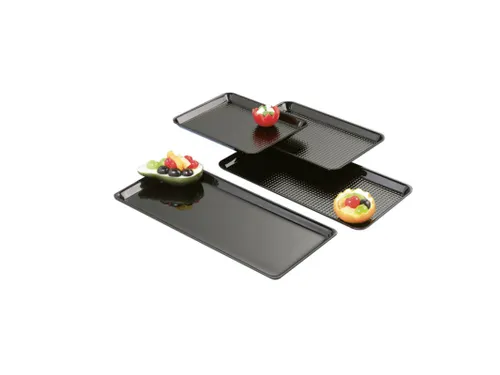 Zwarte Schaal 210x410x20mm