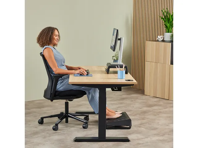 Polssteun Fellowes Breyta compact blauw 6x32cm