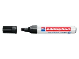 Viltstift edding 1 schuin 1-5mm zwart