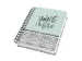 Carnet Sigel Jolie spirale A5 CURLY MINT dots 240pag 120gr HC