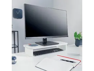 Ergo monitorstandaard, wit - 12