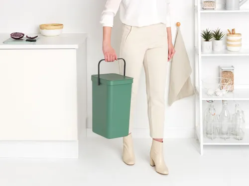 Afvalemmer Sort & Go 16 Liter Groen