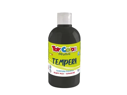 ToyColor plakkaatverf fles 500ml zwart