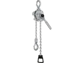 aluminium takel,trekbel. 800kg,hef H 1,5m,1strengen - 1