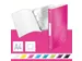 Ringband Leitz WOW A4 4-rings O-mech 25mm PP roze