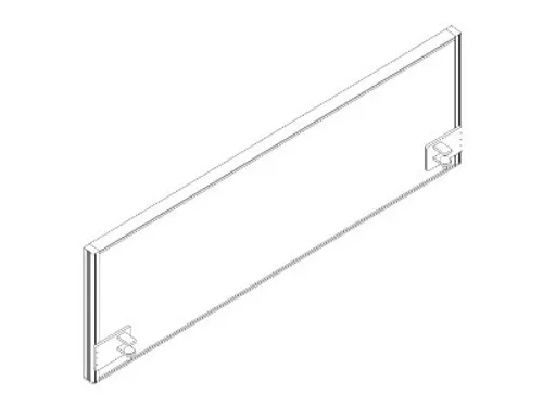 geluidabsorberende tafelscheidingswand,HxB 480x1400mm,wand stof,crème
