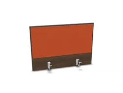 opzetpaneel bureau aanbouw achter NV bruin hickory oranje 800mm
