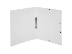 Ringmap Elast. glans karton 2R 15mm wit