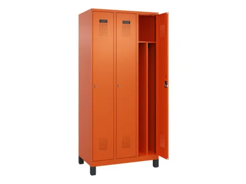 locker voor scheiding van kleding,HxBxD 1950x900x500mm,3vak