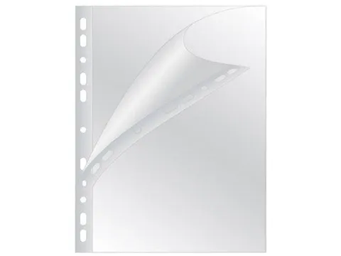 Geperforeerde Showtas A4 4-gaats PP Glanzend 100mic Doos 100 Stuks