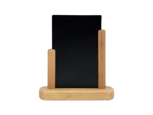 Krijtbord Securit Elegant 17x16x5cm teak hout
