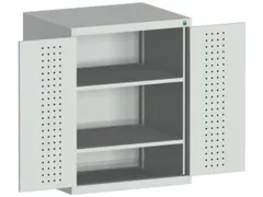 kast met geperforeerde platen,HxBxD 1000x800x525mm,2xStalen bodem