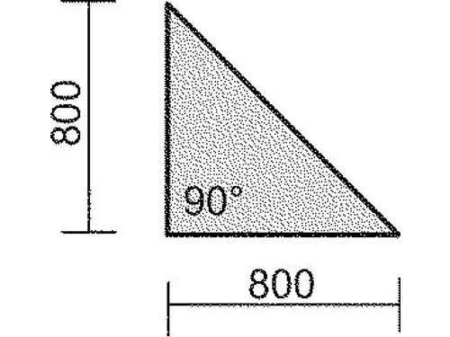 koppelelement voor bureau,90 °,BxD 800x800mm,blad lichtgrijs,hoekig