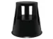 marchepied sur roulettes,plastique,RAL9005,repose-pied Ø 283mm