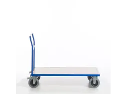 duwbeugelwagen,draagverm. 500kg,laadvl. LxB 1200x800mm,houtplaat