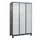 locker voor scheiding van kleding,HxBxD 1950x1200x500mm,3vak