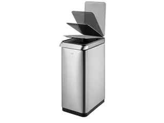 Afvalbak Touch Bar 30 Liter Mat Rvs - 2