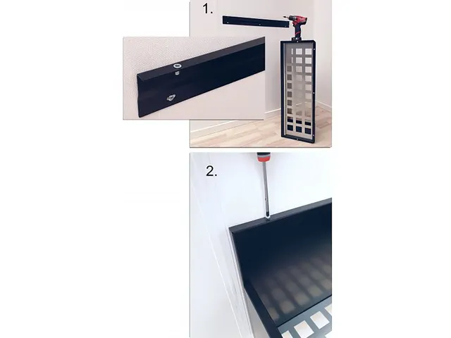 Bica 812 Wandafvalstation 3x15 Liter Antraciet